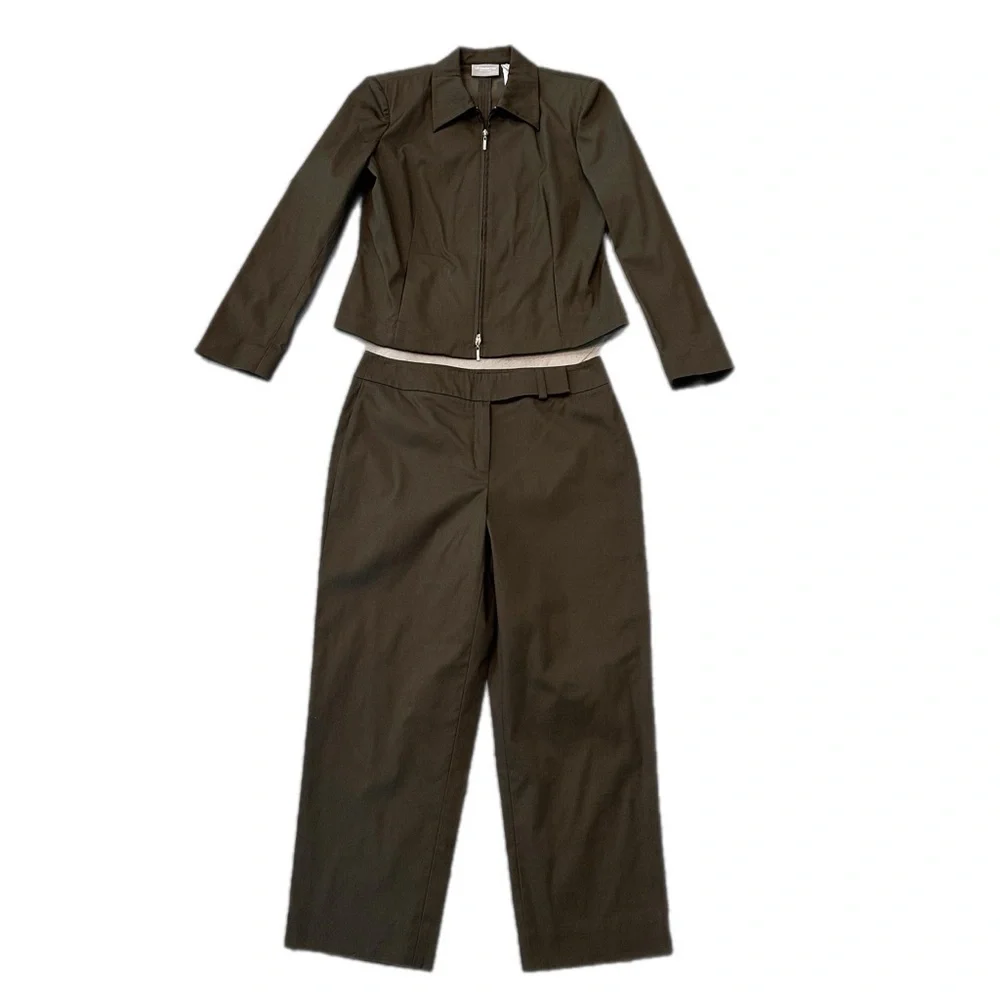 Vintage Liz Claiborne Collection Two-Piece Day Suit Jacket size 8 Pants size 10